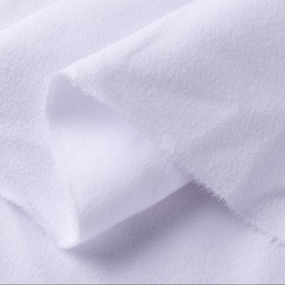 China Chinese factory wholesale white polyester fabric anti static for beach towel print for sale