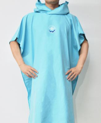 China Wholesale Custom Hooded Surf Safe For Kids Logo Beach Poncho Towel Microfiber Poncho For Adults for sale