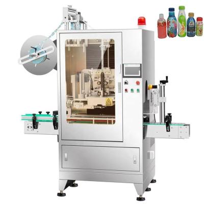 China Automatic Shrink Sleeve Food Steamer Labeling Machine For Juice Bottles for sale