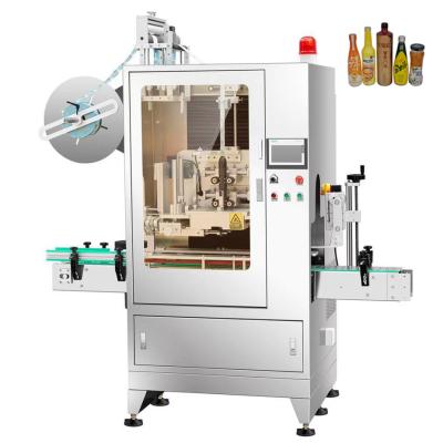 China Automatic Food Shrink Sleeve Labeling Machine For Tamper Evident Sleeve Bottles for sale