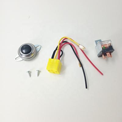 China Plastic Air Horn Wiring Kit With Horn Button Switch For Car Marine Motorcycle Boat Horn for sale