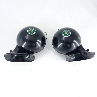 China Black Speaker 12V 125dB Siren Snail Horn Electronic Trumpet Auto Truck Loud Vehicle Horn for sale