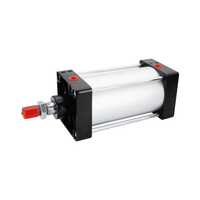 China Factory Standard SC200 Large Double Bore Size Super Acting Aluminum Alloy Customized Pneumatic Air Cylinders for sale