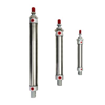 China Factory MA Series Standard Stainless Steel Air Double Acting Mini Pneumatic Cylinder for sale