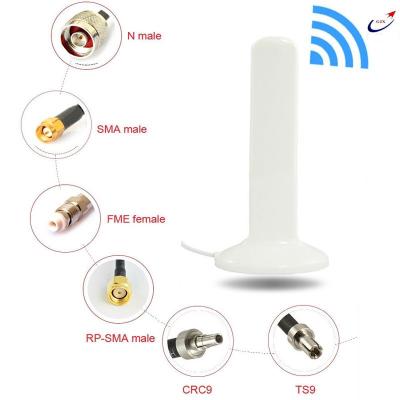 China For Huawei Wifi Modem Router 4G Connector TS9 White ABS Material Wifi  Antenna for sale