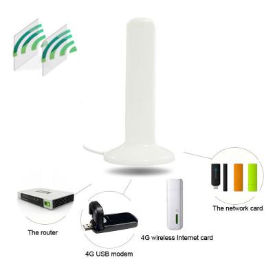 China 4G Huawei Wifi Modem Router TS9 Connector White ABS Material Wifi Antenna for sale