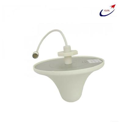 China Highly Reliable 3dBi 2.4G GSM White ABS 4G Penta-Band Omni Ceiling Antenna N-Type Connector for sale