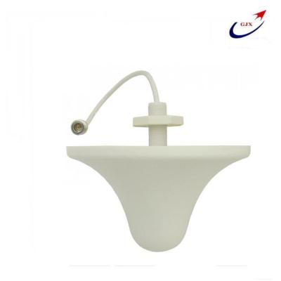 China N-Type Connector Highly Reliable White ABS 3dBi 2.4G GSM 4G Penta-Band Omni Ceiling Antenna for sale