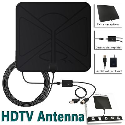 China Provide Black ABS best price vhf repeater thin digital indoor hdtv antenna for sale