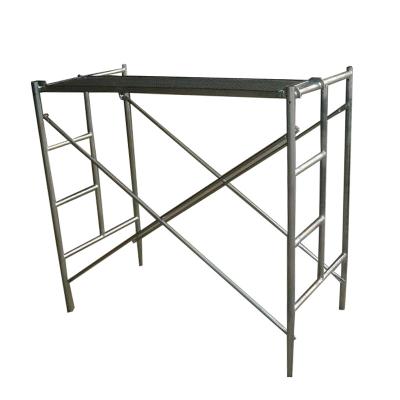 China Different Sizes Of Industrial Low Cost Dip Painted Frame Scaffolding For Use On Large Scale Construction for sale