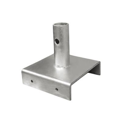 China Industrial Widely Used High Strength Capacity U Galvanized Head Bearing Base Plate for sale