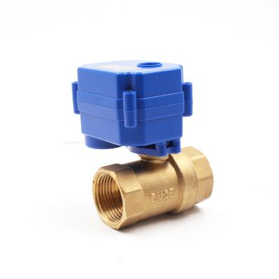 China CWX-15Q General Brass Way Electric Ball Valve DN15 DN20 DN25 SS304 UPVC 2 DC5v DC12v ADC9-24V AC85-220V for sale