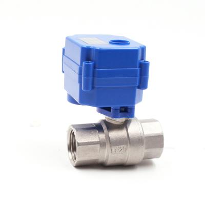 China General Brass/UPVC/SS304 AC85-265V Motorized Trackball Valve CWX-15N for sale