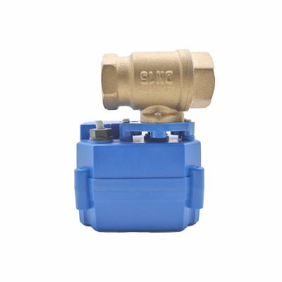 China General 2W 12V Rated Visible Voltage Quick Open End Mini Motorized Valves CWX15N for sale