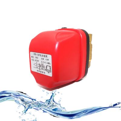 China CWX-50P General Brass Water Quick Installation Electric Operated Ball Valve Direct Selling From Factory for sale