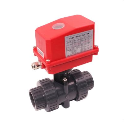 China 3 Way 2 Way 220V General Modulating Passive Touch Point Wiring Motorized Ball Valve For Garden Hose Or Heat Transfer Oil for sale