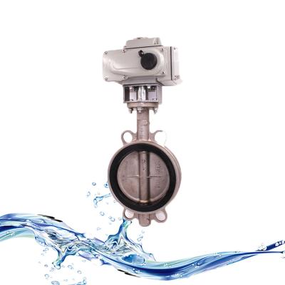 China CTB- 050 500NM DN80 DN100 DN200 DN250 general actuator drain motorized ball butterfly valve motorized for sale