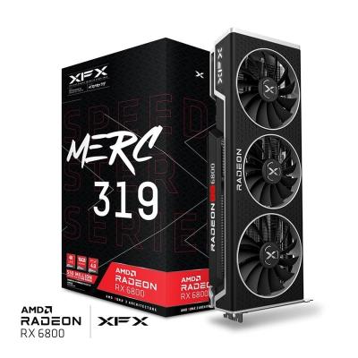 China Brand New XFX AMD Radeon RX 6800 XT 16G GDDR6 Gaming Desktop Graphics Card For XFX Radeon RX 6800XT Desktop PC for sale