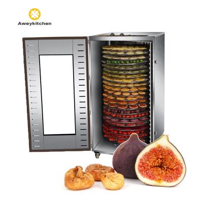 China Household Drop ship rotatory dehydrator Home food dehydration meat drying oven constant hot airflow rotary food dehydrator for sale