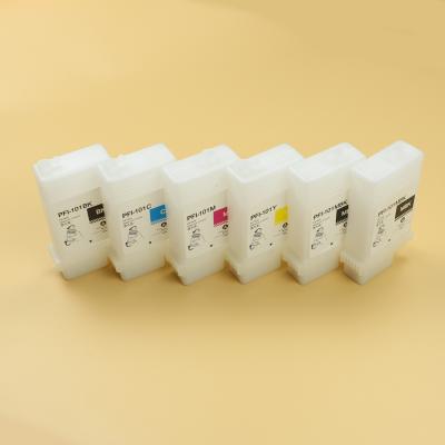 China FREE Shipping COMPATIBLE! Wide format plotter ink cartridge for Canon IPF-670 IPF-680 IPF-685 IPF-770 IPF-780 with PFI 107 ink chip for sale