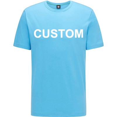 China Wholesale Custom Logo Basic Style Casual Men's T-Shirts 100% Cotton Anti Wrinkle Men's T-shirt Anti Wrinkle for sale