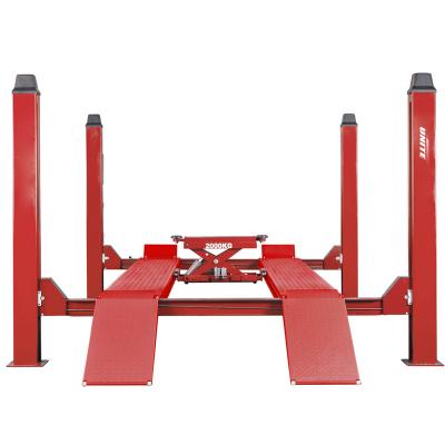 China UNITE U-F35 Four Post Vehicle Lift 3500kg 4 Post Car Lift Machine For Vehicle Wheel Alignment CE Auto Crane 3.5/4.0/4.5/5.0/5.5Ton for sale