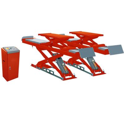 China Alignment Lifts Solid Steel Structure U-D35 Wheel Alignment Scissor Car Lift Workbench Lifting Pllatforms 3.5Ton 3500kg CE Certified for sale