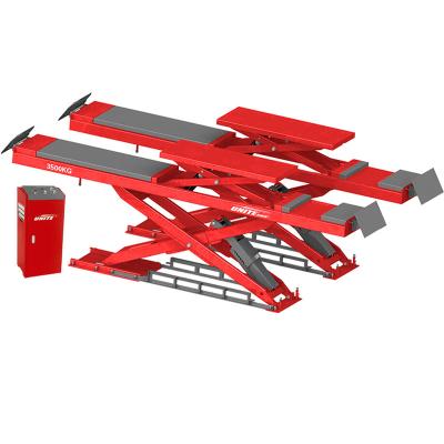 China U-Y35 Hydraulic Scissors 4 wheel alignment car lift trolley wheel alignment scissor lift/car secondry crane with 3500kg CE certification for sale