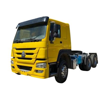 China Cheap Price Second Hand Tractor 375HP 10 Tire 6x4 Used Tractor Head Truck 6.95*2.5*3.2M for sale