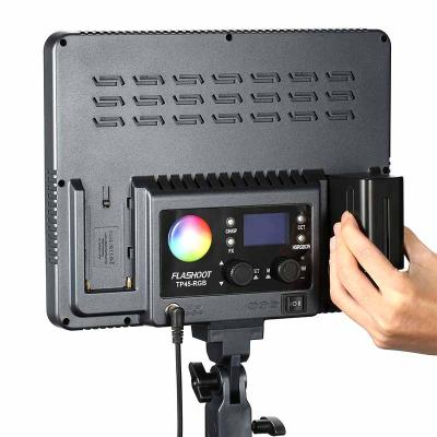 China FLASHOOT Dimmable 2800K-10000K Mini Led Video Light For Studio Photo Shooting Photography RGB LED Light for sale