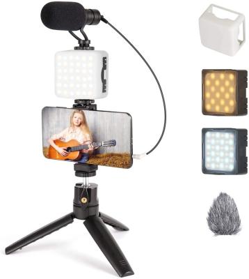 China Steady Professional Video Kit with Shotgun Microphone and LED Fill Light for you Tube Channel Equipment for sale