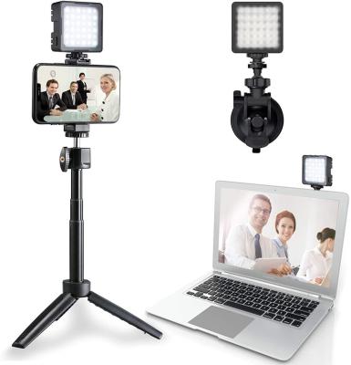 China White/Warm White/Yellow LED Video Lighting FLASHOOT Kit For Smartphone Video Conferencing And Vlogging Equipment for sale