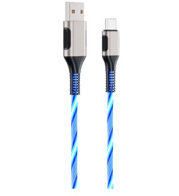 China Mobile Phone Etc.electronic Product High Quality Charging Fluorescence Nylon Braided USB Data Mobile Phone Charger Cable Wire for iPhone Cable for Apple IOS Cable for sale