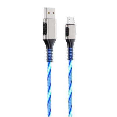 China Mobile Phone Etc.electronic Product Low Price Charging Fluorescence Nylon Braided USB Data Mobile Phone Charger Cable Wire for iPhone Cable for Apple IOS Cable for sale