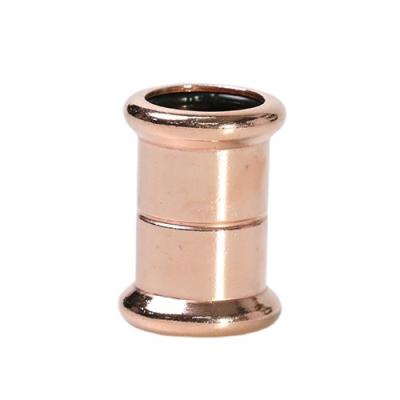 China Plumbing Copper Press Coupling M Profile China Supplier Plumbing Copper Pipe Fittings for sale