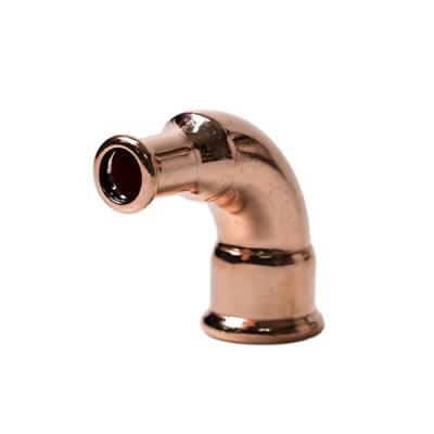 China Plumbing Press Copper Reducing 90D Elbow M Profile China Supplier Plumbing Copper Pipe Fittings for sale