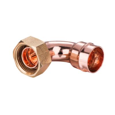 China Plumb Solder Ring Copper Fittings from Bent Tap Connector CxFI for sale