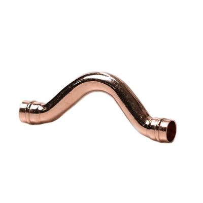 China Chinese Welding Ring Copper Cross Over Coupling CXC Factory Supply Plumbing Copper Pipe Fittings 3/8