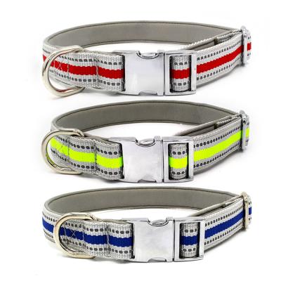 China Viable High Quality Thoughtful Design Fashion Light Up Dog Nylon Belt Pet Leash And Collar for sale