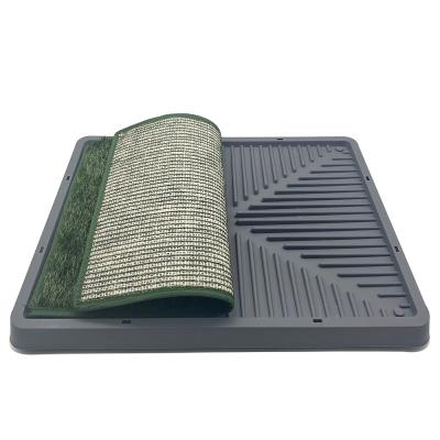 China 2021 Hot Selling Viable Wholesale Large Pet Grass Portable Bathroom Dog Training Pad for sale