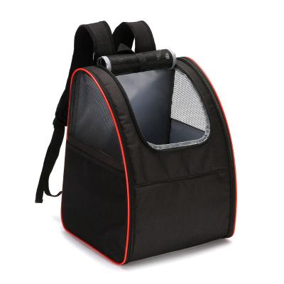 China Polyester Breathable Fashionable Outdoor Travel Soft Sided Car Backpack Pet Carrier for sale