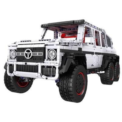 China Toy Factory Wholesale Off-Road Construction Car Toys G700 13061Remote Control Construction Vehicle Building Block Car Set for sale