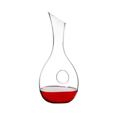 China Factory sale 1400ml/49oz fashionable lead free crystal glass wine decanter for sale