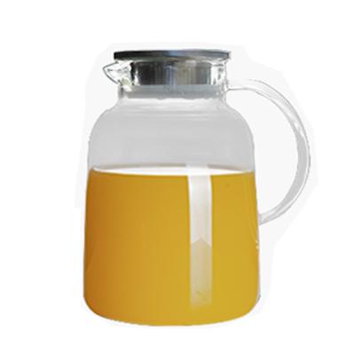 China Factory Sustainable Supply Carafe Juice And Glass Milk Jug With Handle 62oz Water Jug for sale