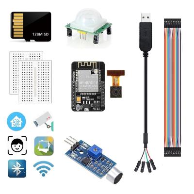 China Education Kits ESP32 CAM Monitor Snapshot Face Detection Recognition WiFi BLT Blue Tooth Camera Module 128M SD Card for Arduino Kits (Course) for sale