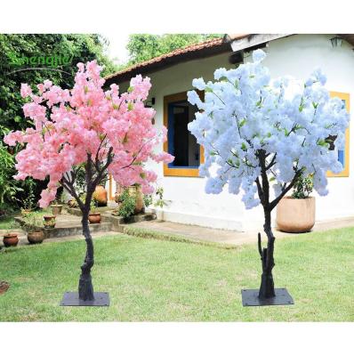 China Eco-Friendly Artificial Plastic Cherry Blossom Tree For Wedding for sale