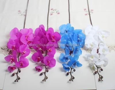 China Designs Real Touch Silicone Artificial Flower Decorative Latex Orchids for sale