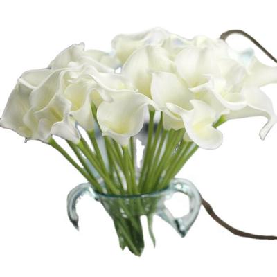 China 34cm Eco - Friendly Artificial Calla Lily Flower In White For Decoration for sale