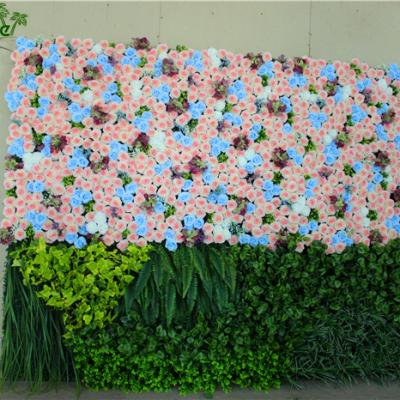 China Wedding dcoration newly designed artificial flower wall for sale for sale