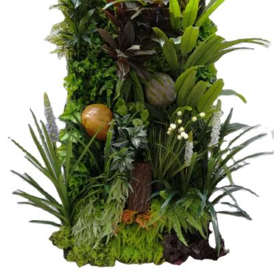 China Newly environmental style artificial green wall for decoration for sale